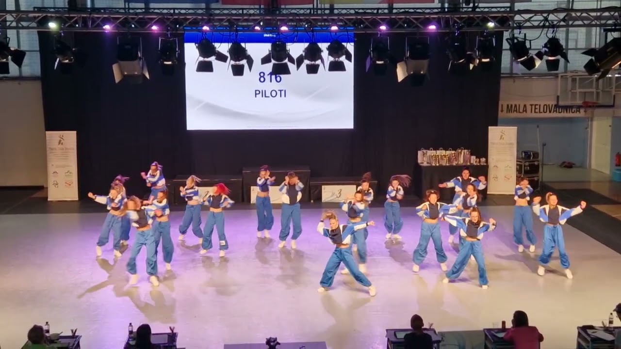 Plesni center ADC mladinska formacija PILOTI -Državno prvenstvo 2023 7.mesto