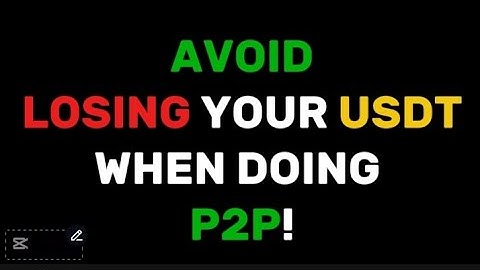 How to do P2P on BYBIT (SELL YOUR USDT & AVOID SCAMMERS)