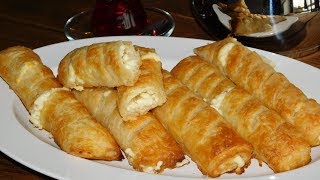 Хрустящие И Очень Сочные Трубочки С Сыром (По Турецки).