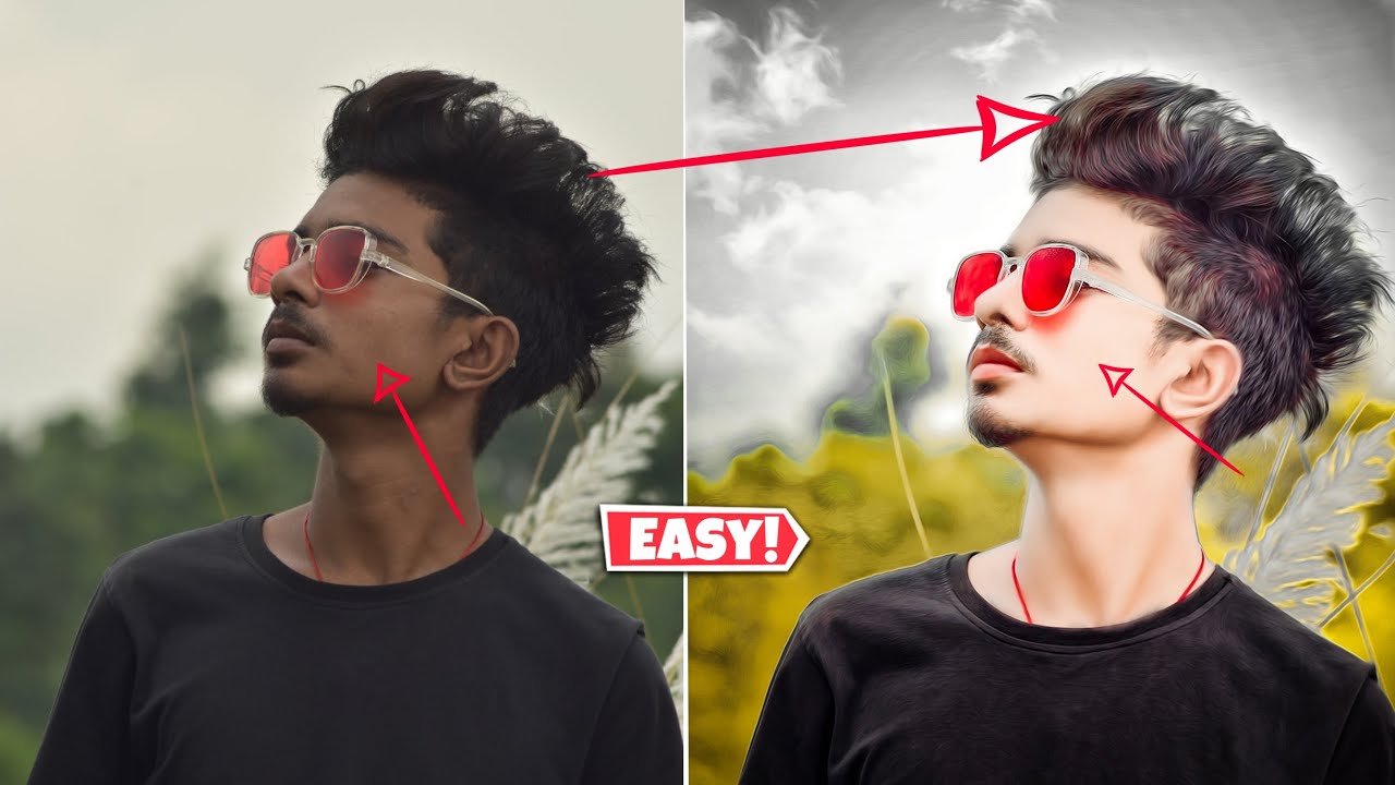 Oil Paint Photo Editing step By step Editing tutorial PR EDITING