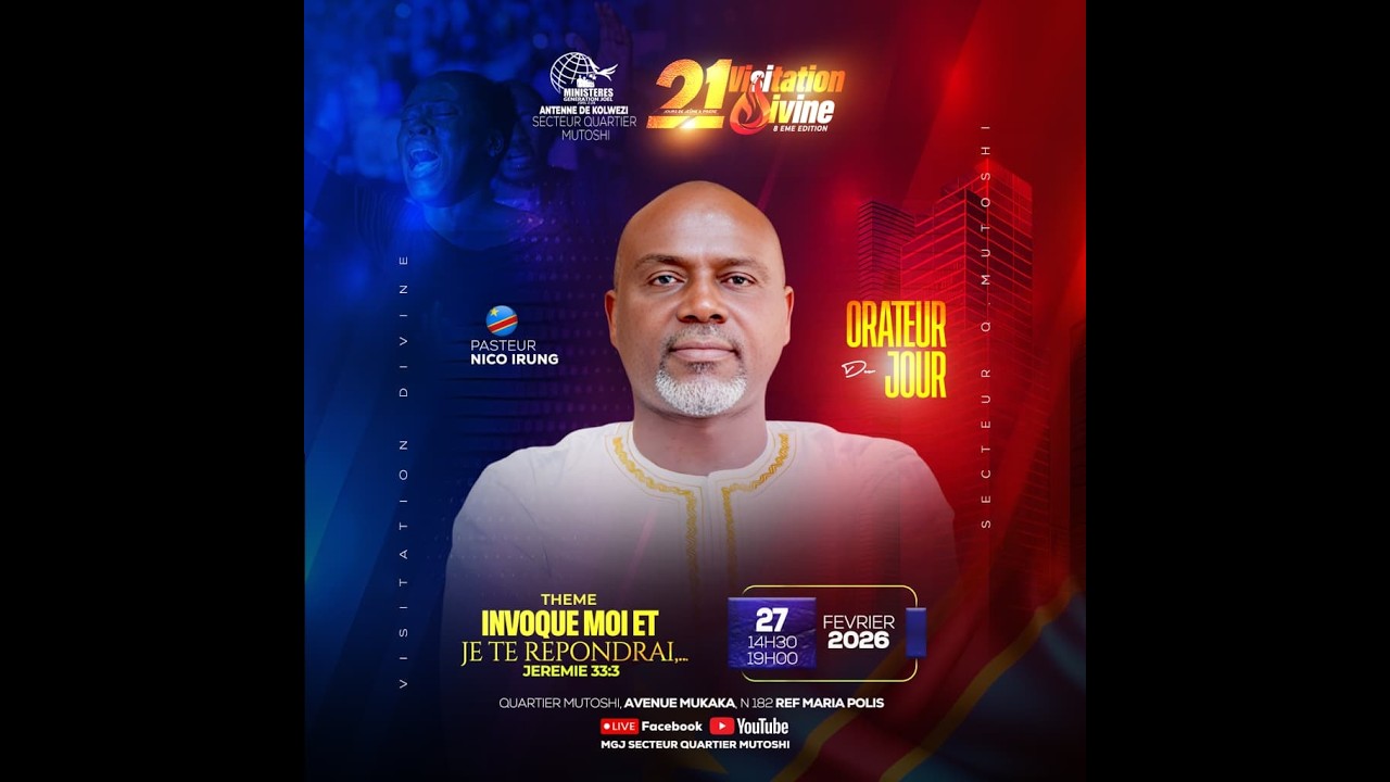 PASTEUR NICOLAS IRUNG | INVOQUE MOI ET JE TE REPONDRAI,...