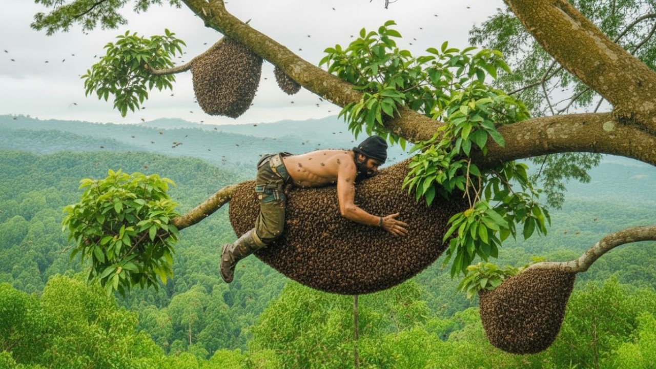Risky Forest Honey Collection – Climbing Towering Giant Hives