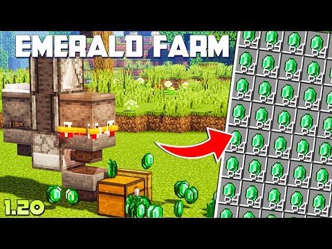MINECRAFT 1.20 BEST { FOOD+EMERALD FARM } IN MINECRAFT JAVA 1.20+ - YouTube