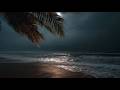 Dark Ocean Waves At Night Calm Steady Sound For Deep Sleep No Music 8 Hours 