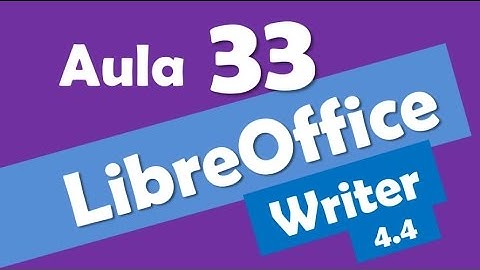 LibreOffice Writer Concursos # 33 - Informática - Versão 4.4 - Editor de Texto
