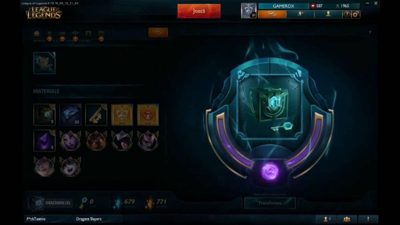 League of Legends worlds 2016 chest opening YouTube