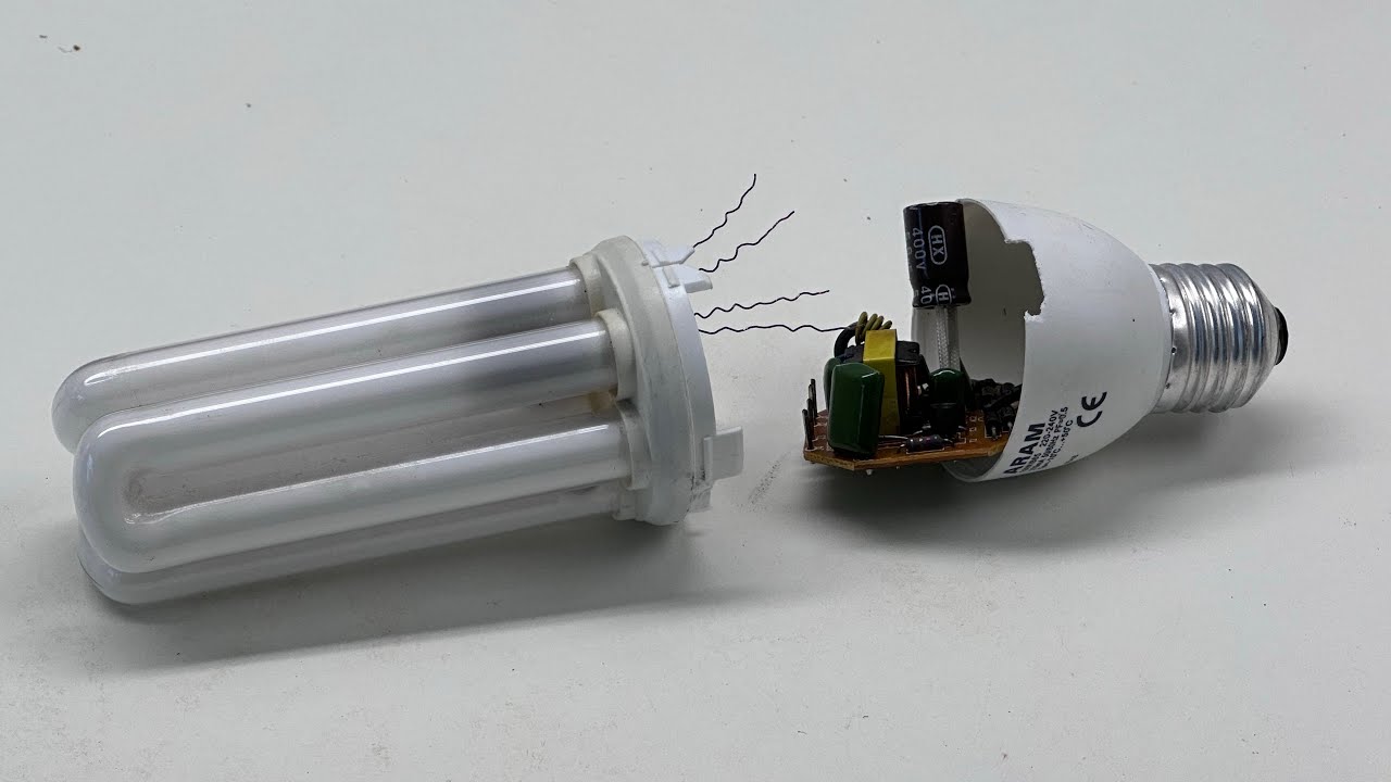 Como consertar lâmpada fluorescente compacta