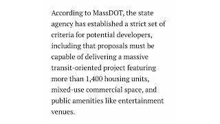 MassDOT Seeks $1 Billion Fall River Waterfront Development Bid