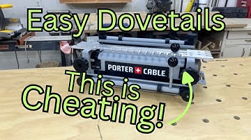 Fast and Professional Drawer Boxes.  Half Blind Dovetails With The Porter Cable DoveTail Jig