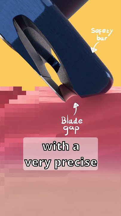 Why razors cut hair and not skin