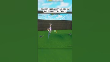 SECRET NITRO FISTS CODE IN 1V1 WITH EVERY GUN 💥