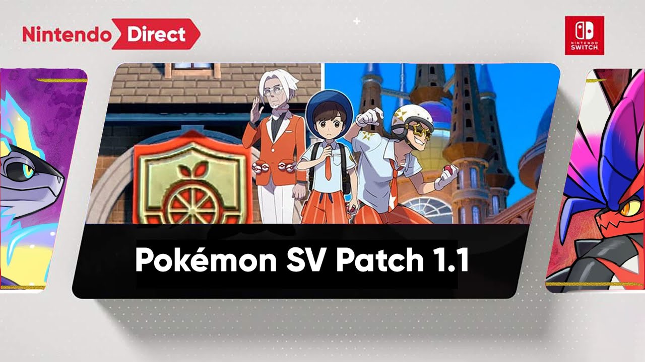 Pokemon Scarlet and Violet First BIG Patch 