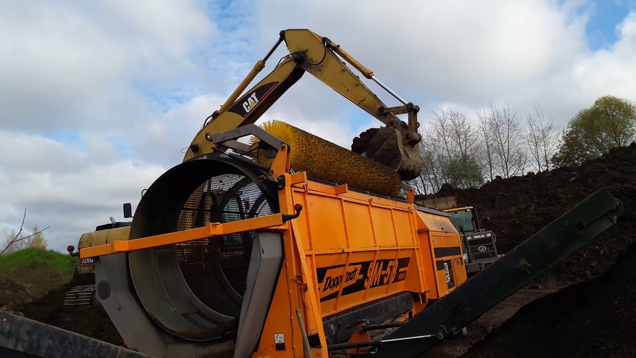 Doppstadt sm 518 просеивание грунта