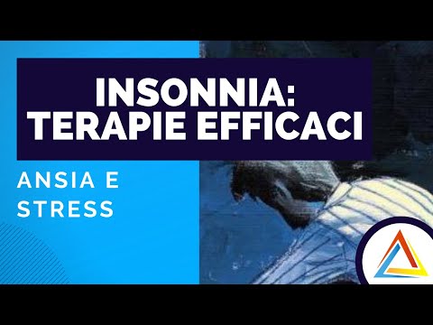 Video: Disturbi Del Sonno: Tipi, Cause, Diagnosi, Trattamento