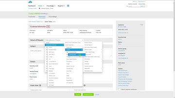 Working with Natures of Request in Help Desk/Customer Service Tickets