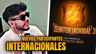 NUEVAS FIGURAS INTERNACIONALES PARA ZEINTERNACIONAL 3 LO ACLARA ZEIN