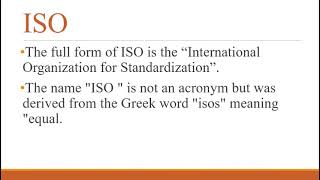 What is ISO | ISO Standards Explained in Simple Language (Hindi + English)
