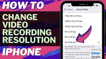 iOS 17: How to Change Video Recording Resolution on iPhone