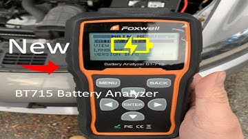 (OLD 480p, HD link below)Foxwell BT 715 Car Battery and Alternator Tester Analyzer Product Review