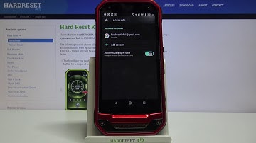 How to Add / Remove Google Account in KYOCERA Torque G03 – Manage Google Account