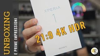 Andreagaleazzi.com Video UNBOXING SONY XPERIA 1 e prime impressioni