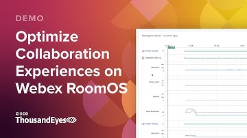 How To Optimize Collaboration Experiences With ThousandEyes on Webex RoomOS