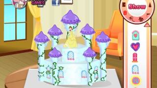 Disney Princess Cooking Games for Girls   Castle Cake Sleeping Beauty screenshot 5