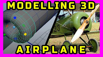 Autodesk Maya Plane Modeling (old version Maya 7) - Maya  Modeling 3D tutorial for Beginners