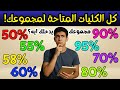 مجموعك يدخلك ايه تنسيق جميع الكليات المتاحة حسب مجموعك علمي أدبي تنسيق الكليات ٢٠٢٥ تنسيق الجامعات مجموعك يدخلك ايه تنسيق جميع الكليات المتاحة حسب مجموعك علمي أدبي تنسيق الكليات ٢٠٢٥ تنسيق الجامعات