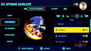 Play Sonic Colors DS Customization Widescreen, a game of Sonic