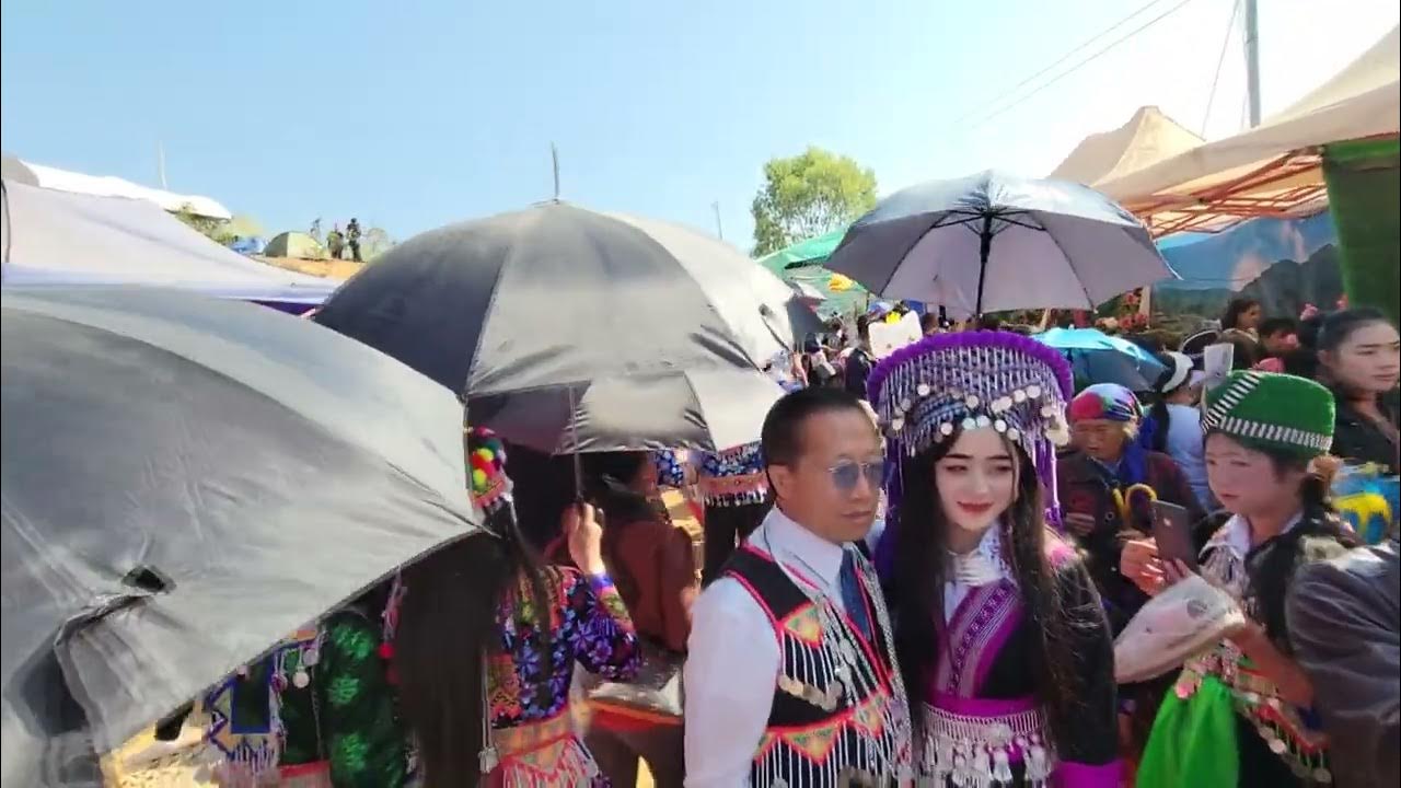 Hmong Xieng Khuam New year 2023 ( Day 4 P1 ) in Laos / Peb Caug Xeev