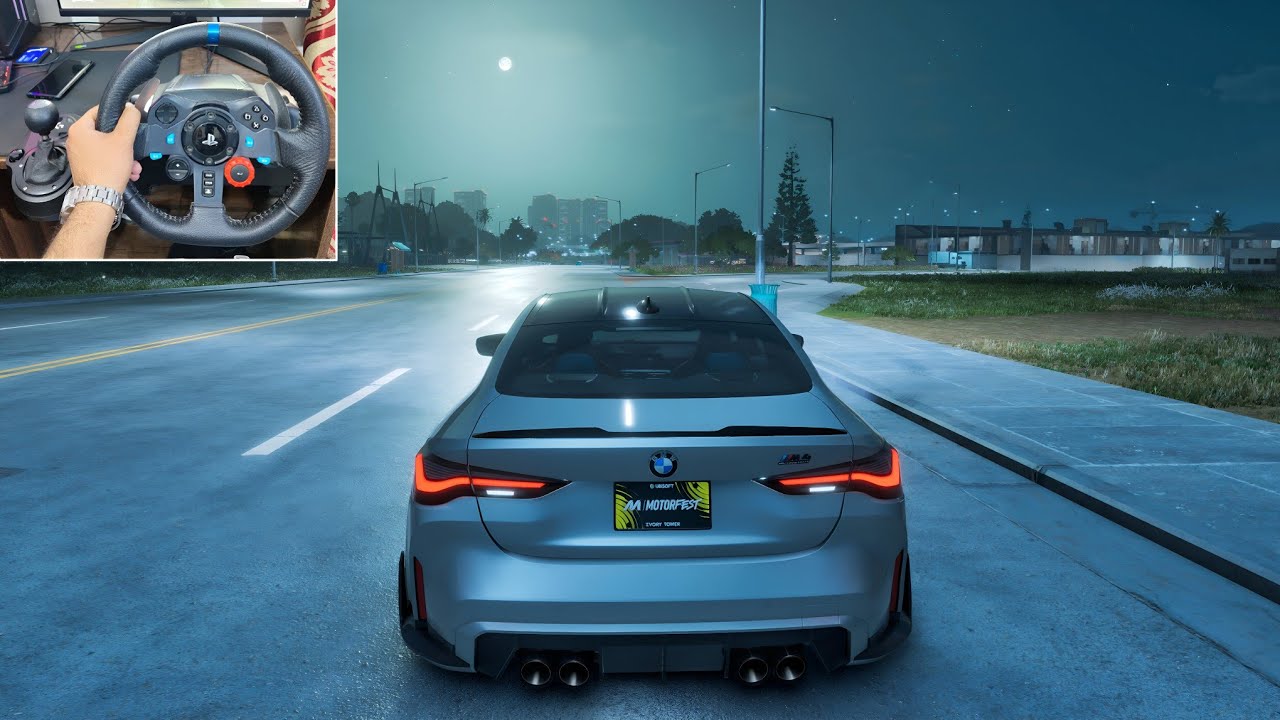 BMW M4 Competition - The Crew Motorfest | Logitech g29 Steering Wheel