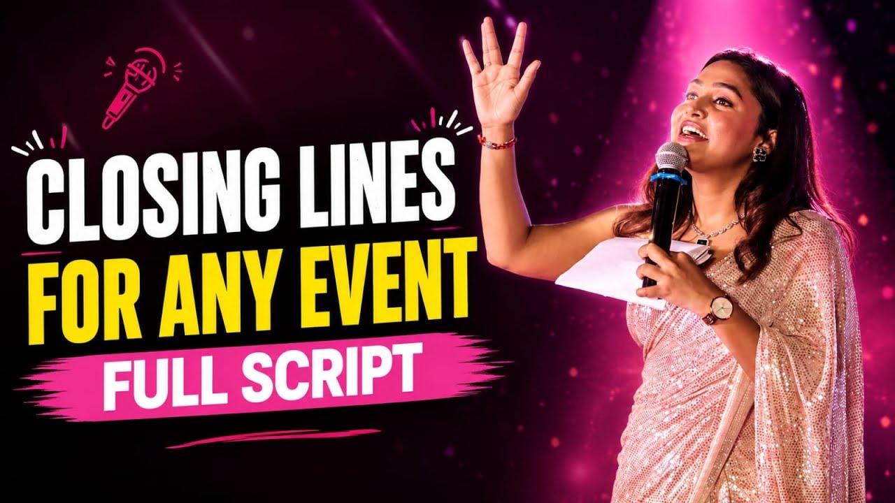 BEST Closing Lines for Any Event: Full Anchor Script || #anchoringtips ...