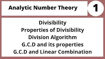 Analytic Number Theory in Hindi Urdu MTH435 LECTURE 01