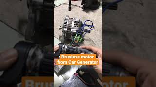 Brushless Motor From Car Generator