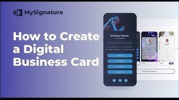 How to create a digital business card with Mysignature