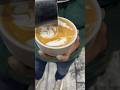 Rose 🌹 with roby Ruby Roy  #latteart # #barista #training #coffee #latte #course #robyroy