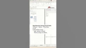 Age bracket in Excel - Excel Tips and Tricks