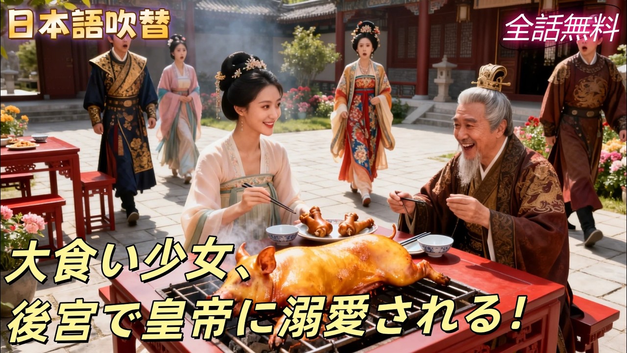 大食い少女、美食のため後宮入り！食で争いを和らげ、皇帝に溺愛される！#260218rgB2