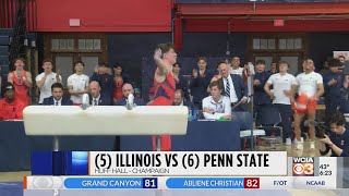 Illini men's gymnastics drops ranked matchup to Penn State