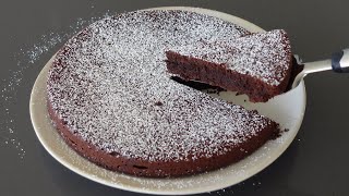 Classic Caprese Cake | Italian Flourless Chocolate Almond Cake | Quick and Easy Recipe