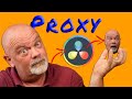 Diter avec des proxy davinci resolve