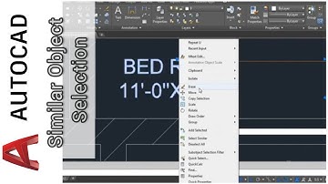 Select similar objects in AutoCAD || Similar Object selection Method in AutoCAD #autocad