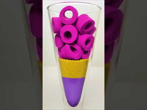 Very Satisfying and Relaxing, Kinetic Sand ASMR, Drop and squish