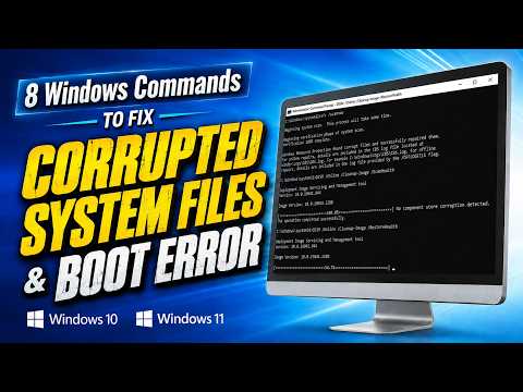 How to Fix Corrupted System Files & Boot Error with Windows Command-Line Tools