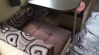 Sterling Eccles Sport SR 585 2012 6 berth with fixed rear bunk beds and end washroom.