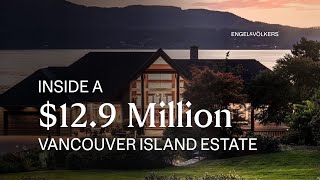 Inside A 12.9M Gated Oceanfront Estate On Vancouver Island Private Dock, 6.8 Acres & Helipad