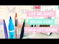 Los mejores brush pens para lettering