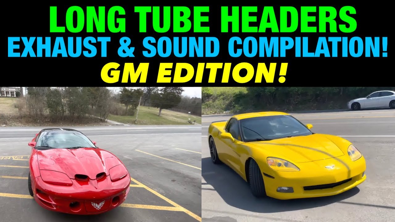 Long Tube Headers Exhaust Sound Compilation! - YouTube