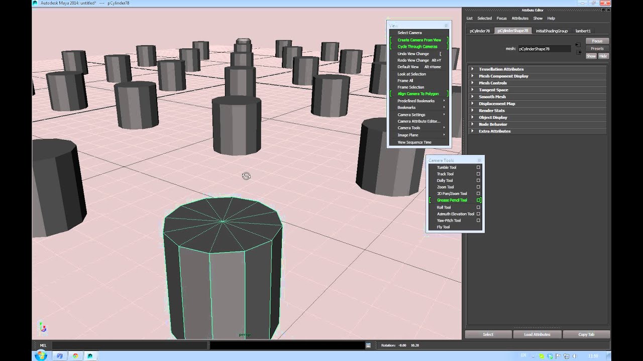 Move pivot rotation camera in perspective